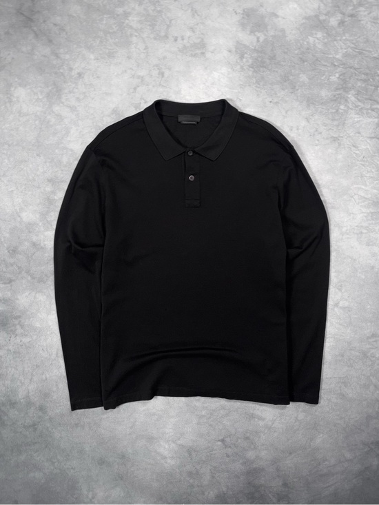 Prada Other - PRADA Milano Men`s Black Luxury Casual Long Sleeve Polo Shirt RRP1200$